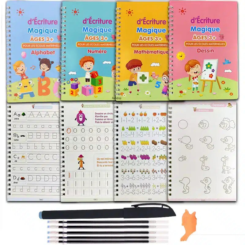 Cahier Magique LittleGenius™ Réutilisable à l'Infini