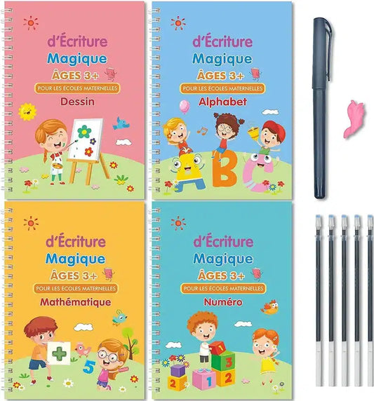 Cahier Magique LittleGenius™ Réutilisable à l'Infini